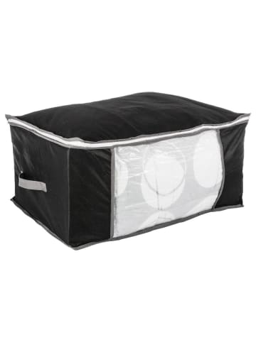 5five Simply Smart Aufbewahrungsbox für Bettwäsche in schwarz