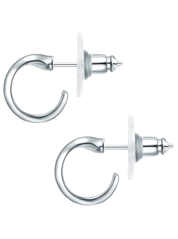 Lulu & Jane Creolen Metall-Legierung in silber