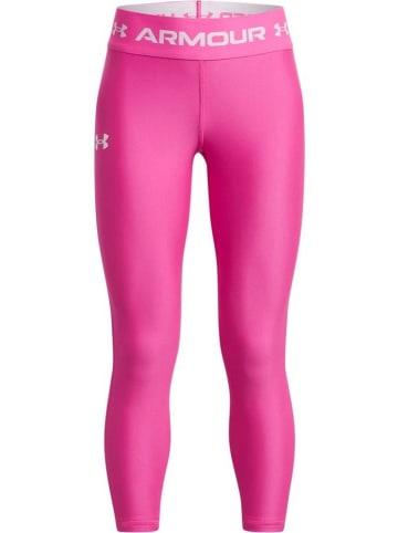 Under Armour Kinder Leggings "Heatgearï¾® Armour Ankle Crop" in Pink