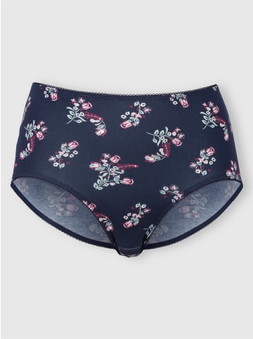 Sieh an! Taillenslip in marine-bedruckt + kalkmint-bedruckt