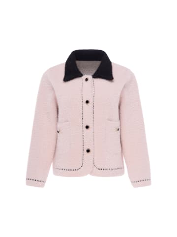 aleva Women Cardigan in Rose Black