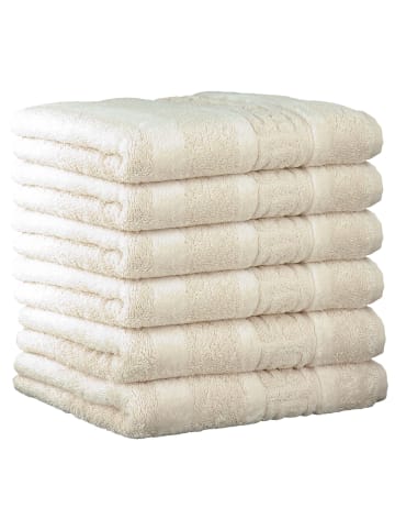 Cawö Gästetuch 6er Pack in Natur
