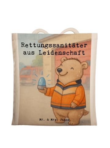 Mr. & Mrs. Panda Einkaufstasche Rettungssanitäter Leidenschaft D... in Weiß