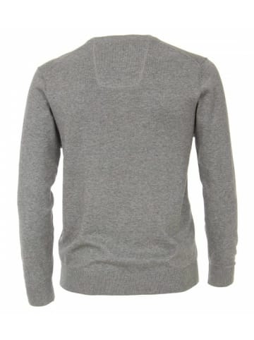 CASAMODA V-Pullover für Herren in silber
