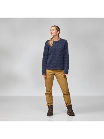 FJÄLLRÄVEN Sweatshirt Snow Round Neck Sweater in Grau