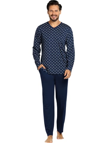 Comte Single-Jersey Schlafanzug in marine