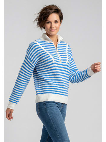 KIANNA Women Sweater in BLUE STRIPES