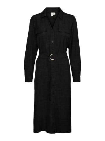 Vero Moda Hemdblusenkleid in Black