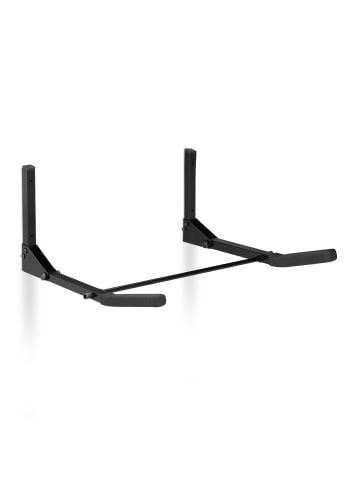 relaxdays 3x Fahrradwandhalterung in Schwarz - (B)44 x (H)19,5 x (T)47 cm