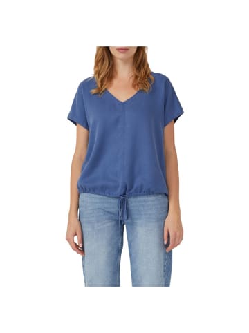 S.OLIVER RED LABEL Halbarmbluse in Blau