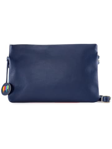 MYWALIT Umhängetasche Leder 25 cm in royal