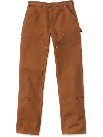 CARHARTT  Arbeitshose "Double Front Utility 106679" in Braun