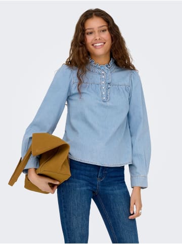 ONLY Jeanshemd in Light Blue Denim