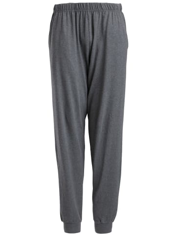 REDBEST Single-Jersey Hose, lang mit Bündchen in anthrazit meliert