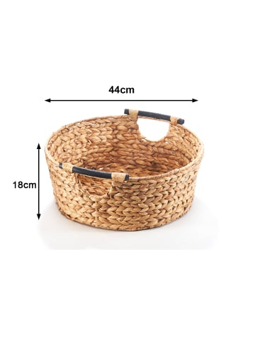 kobolo Aufbewahrungskorb HYABASK37 in Braun