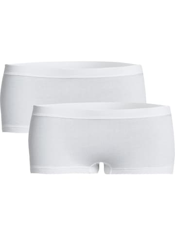 Con-ta Baumwolle, Feinripp Pants 2er-Pack in weiß