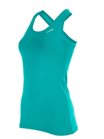 Winshape Tanktop mit offenem Drop Back Design WVR32 in ocean green