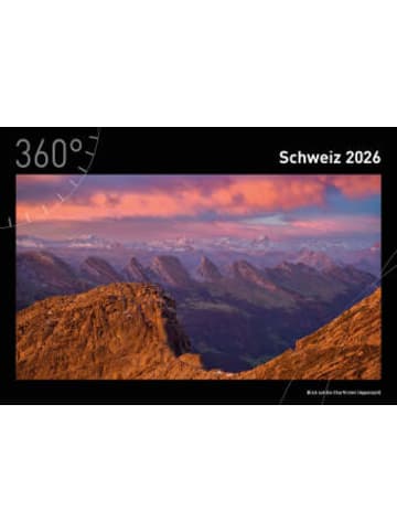 360 grad Kalender - Schweiz Premiumkalender 2026