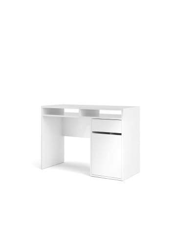 ebuy24 Schreibtisch Fula Weiß 110 x 48 cm