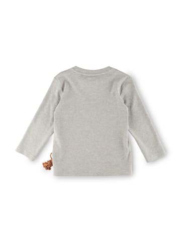 Sigikid Langarmshirt forest adventure in hellgrau