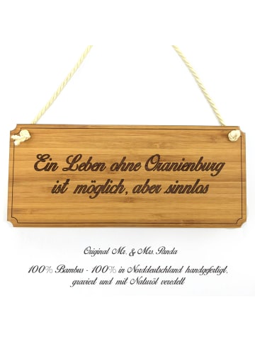 Mr. & Mrs. Panda Türschild Oranienburg mit Spruch in Keine Angabe