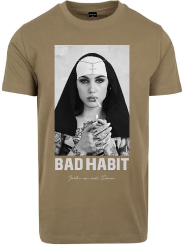 Mister Tee T-Shirt "Bad Habit Tee" in Grün