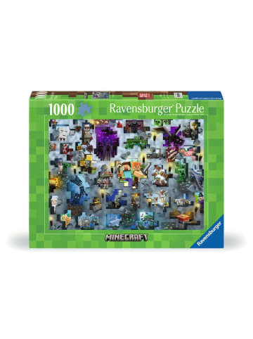 Ravensburger Puzzle 1.000 Teile Erwachsenenpuzzle 1000 Teile - Minecraft Mobs Ab 14 Jahre in bunt