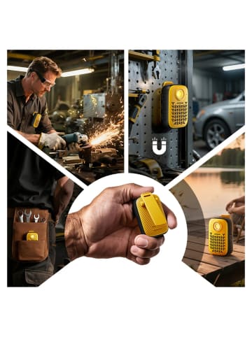 COFI 1453 Joyroom Maya JR-MS03 tragbarer Bluetooth-Lautsprecher mit in Gelb