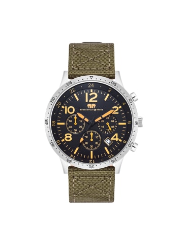 Rhodenwald & Söhne Uhr Flight Captain aus Nylon in grün
