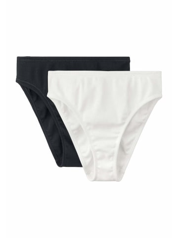 Hessnatur Taillenslip High Waist 2er-Set in naturweiss