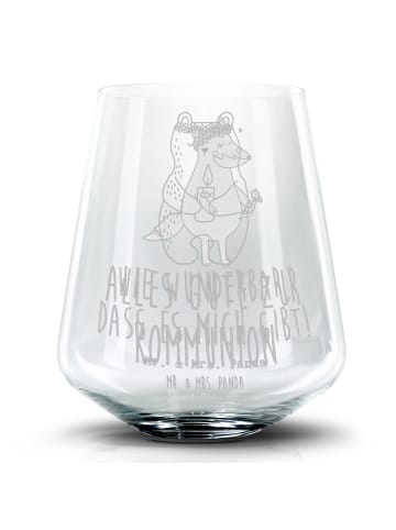 Mr. & Mrs. Panda Glas Bär Kommunion mit Spruch in Transparent