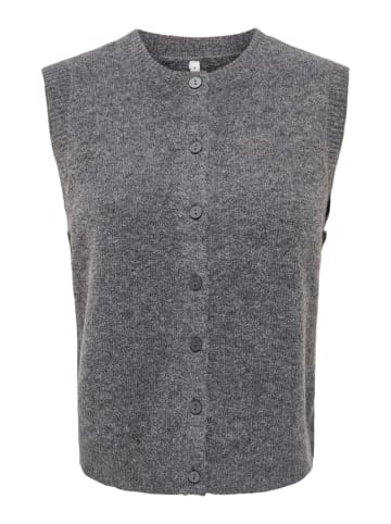 ONLY Weste in Dark Grey Melange
