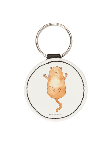 Mr. & Mrs. Panda Anhänger Katze Umarmen ohne Spruch in Weiß