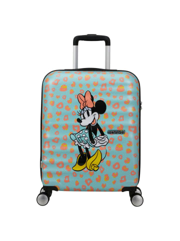 American Tourister Wavebreaker Disney - 4-Rollen-Kabinentrolley 55 cm (rot) in minnie pastel dots