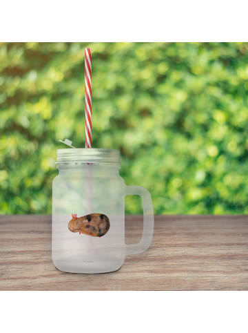 Mr. & Mrs. Panda Trinkglas Mason Jar Einhorn Meerschweinchen ohn... in Transparent