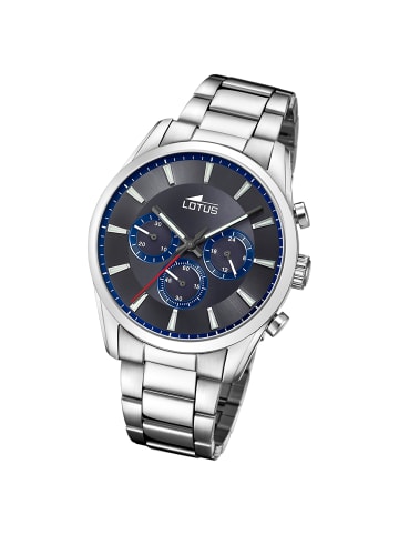 Lotus Chronograph-Armbanduhr Lotus Classic silber groß (ca. 42mm)