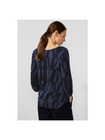 Street One Langarmshirt in deep blue