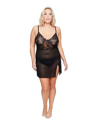 Ulla Popken Négligé in schwarz