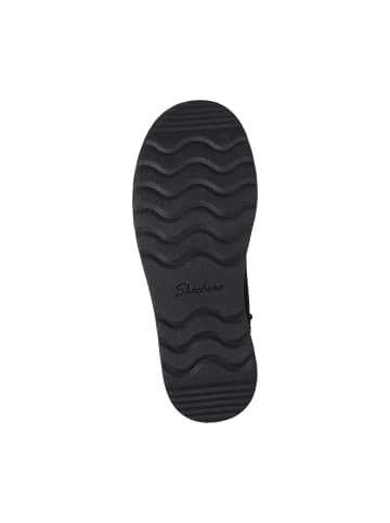 Skechers Keep Cozy Slip-In-Lederstiefelette Schwarz