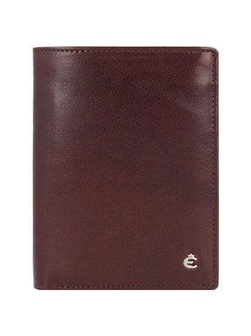 Esquire Toscana Geldbörse RFID Leder 9,5 cm in coffee