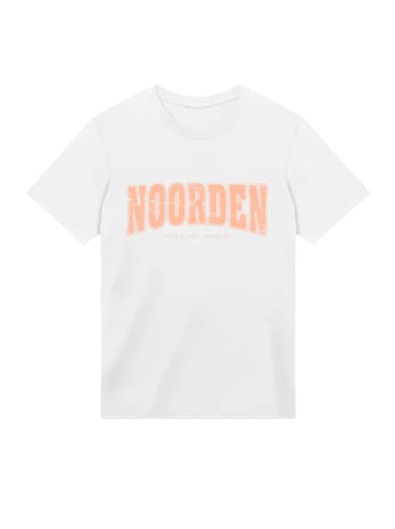 F4NT4STIC T-Shirt Knut & Jan Hamburg Noorden Collegiate in weiß