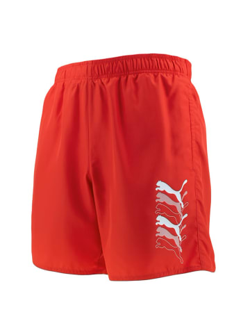 Puma Badehose PUMA SWIM MEN CATS MID SHORTS in Red