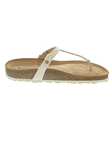 Hey Marly Casual Cork Crema TS Zehentrenner Beige