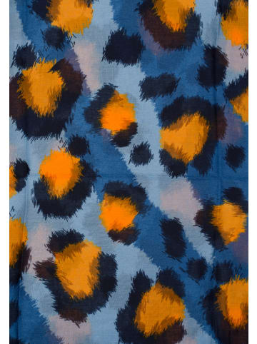 styleBREAKER Schal in Orange-Blau
