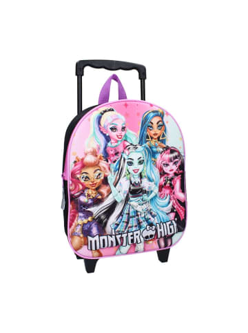 Monster High Trolley-Rucksack 3D Design mit Rollen und Griff