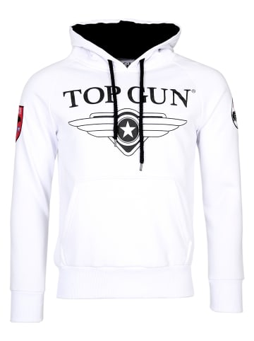 TOP GUN Hoodie Defender TG20191012 in white