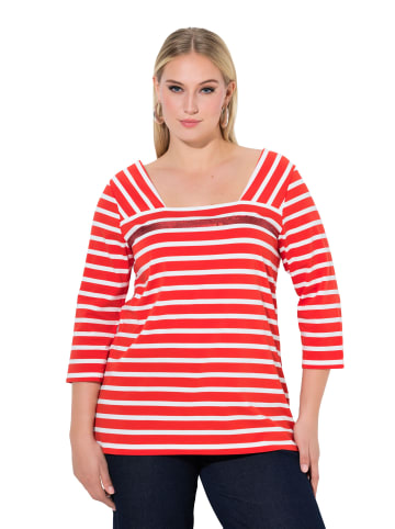 Ulla Popken Langarmshirt in paprikarot