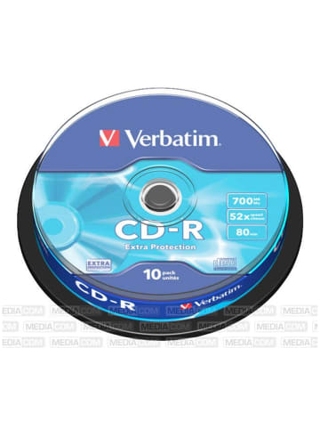 Verbatim Verbatim CD-R 700MB 52x Cakebox 10er