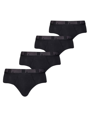 Puma Slip 4er Pack in Schwarz