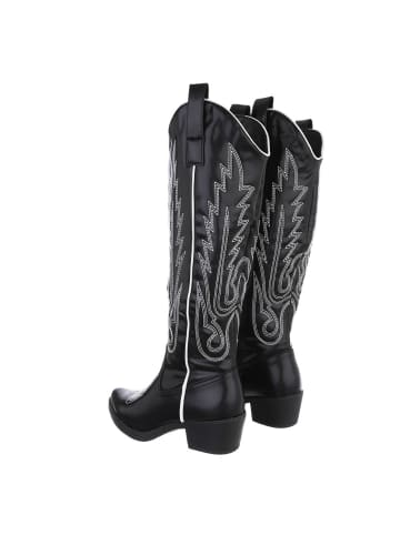 Ital-Design Stiefel in Schwarz